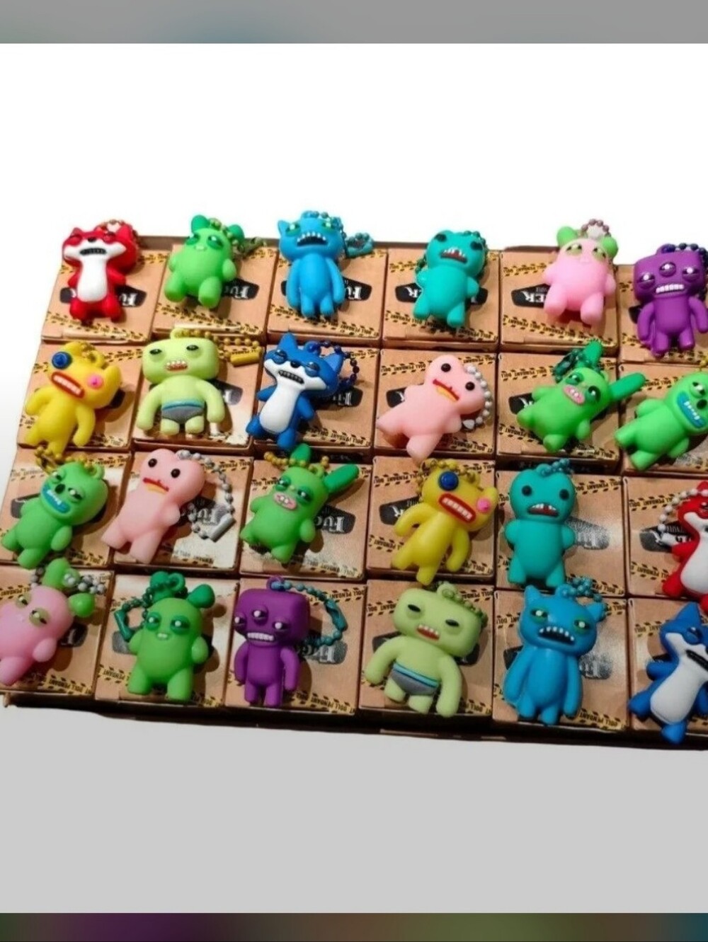 Colorful Fuggler Monster Keychain Toys - Assorted Kids Toys